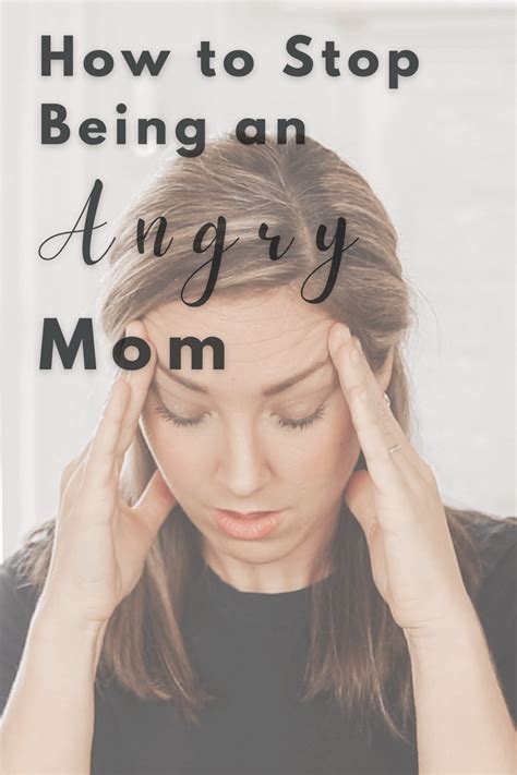 how to stop being so angry as a mom girl teach me