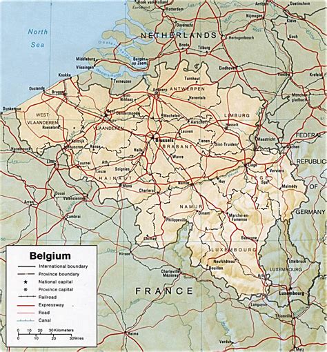 Bélgica ó reino de bélgica, unos de los países pertenecientes a la unión europea. Mapa Bélgica, Bruxelas