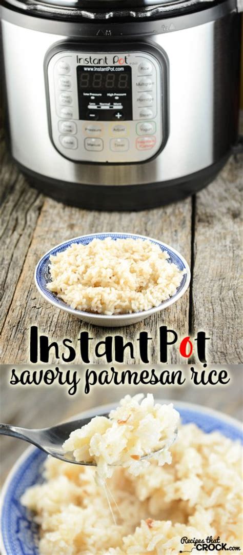 The cream and parmesan creates such a dreamy creamy texture your whole family is going to love. Electric Pressure Cooker Rice- Parmesan - Recipes That Crock!