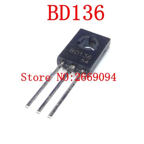 Bd 136 16 Transistor To 126 Bd136 16 Semiconducteurs Transistors