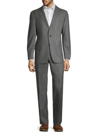 Hickey Freeman Milburn Iim Series Classic Fit Wool Suit In Grey Modesens