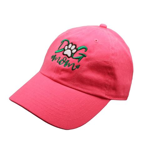 Dog Mom Baseball Cap In Neon Pink Best Of Everything Online Shopping