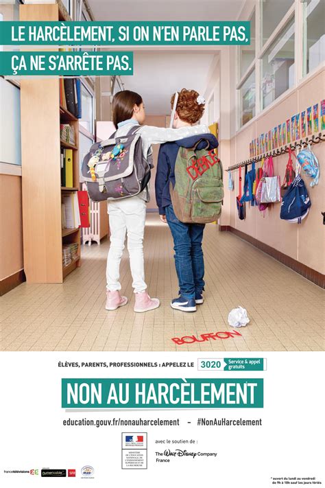 Une campagne contre le harcèlement scolaire Lelivrescolaire fr