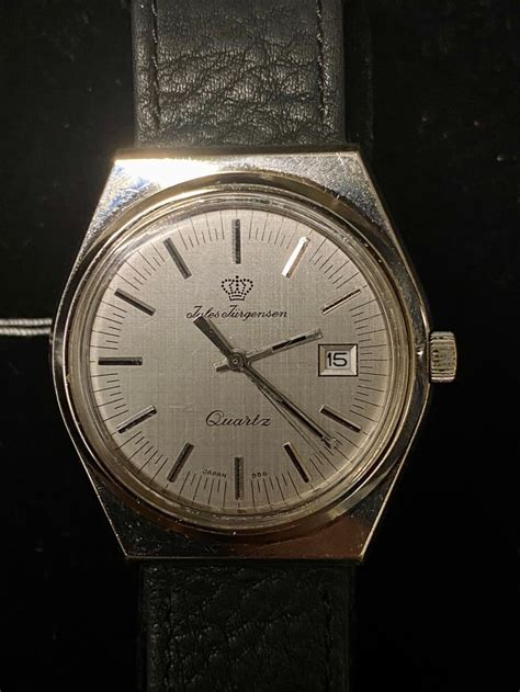 View realised jurgensen watch auction prices from 37 auction lots. JULES JURGENSEN Vintage 1970'S Art Deco-style Stainless Stee