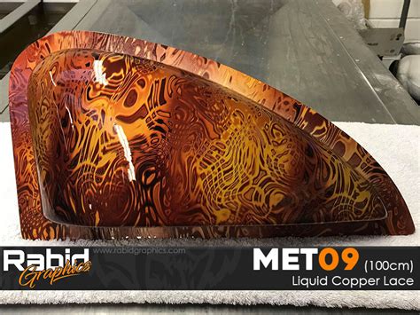 Liquid Copper Lace Hydrographics Film Rabid Graphics Ltd