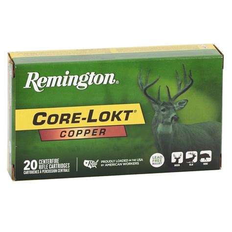 Remington Core Lokt Copper 308 Winchester Ammo 150 Gr Hp Ammo Deals