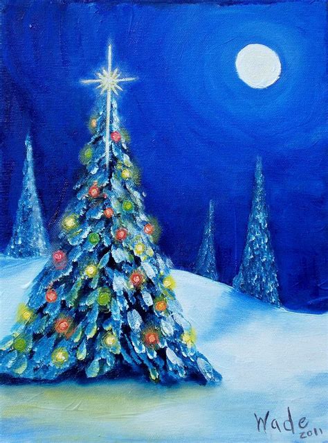 Oh Christmas Tree Painting By Craig Wade Pixels