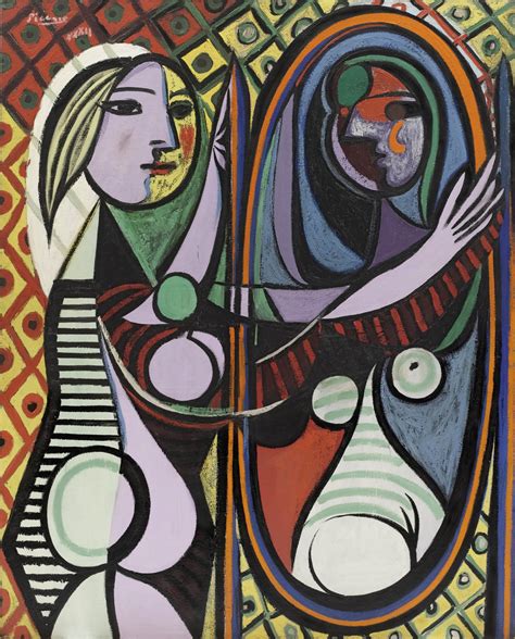 Girl Before Mirror Painting By Pablo Picasso 6 Full Image