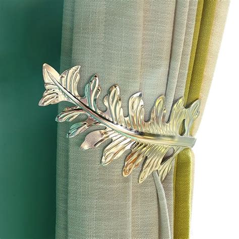 Chictie European Leaf Curtain Holdbacks Decorative Wall