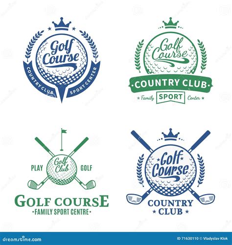 Golf Club Logo Illustration 71630110 Megapixl
