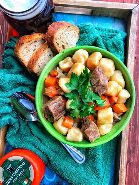 Sift together the flour and baking powder. Irish Beef Stew with Chateau Foods Mini Potato Dumplings ...