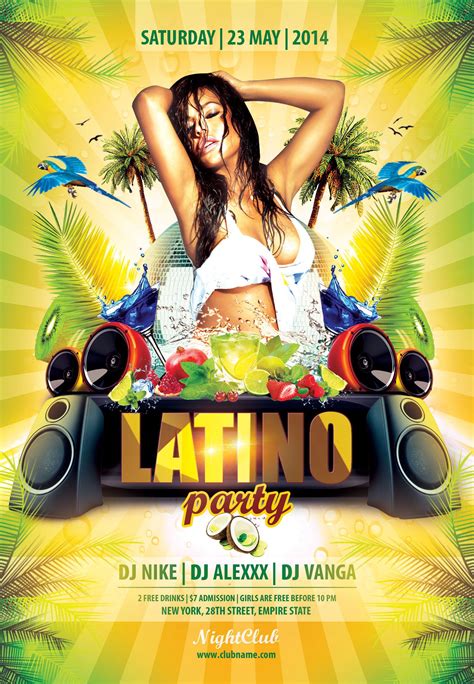 Free Latino Night Party Flyer Psd Template By Is The Best Way To Promote Your