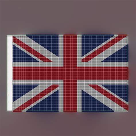 3d Animated United Kingdom Flag Turbosquid 1793753
