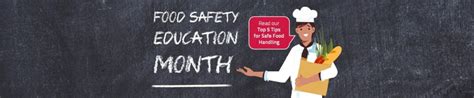 Food Safety Education Month Top 5 Tips For Safe Food Handling
