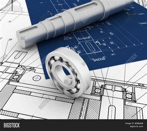 Mechanical Sketch 3d Image And Photo Free Trial Bigstock