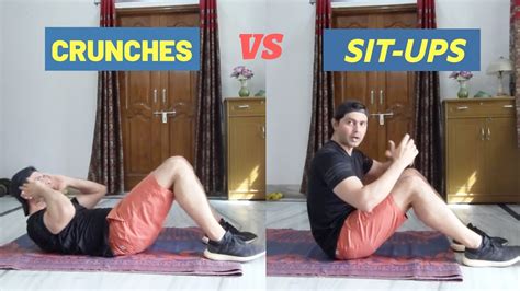 Crunches Vs Sit Ups Which One Is Best Upper Abs Exercise Youtube