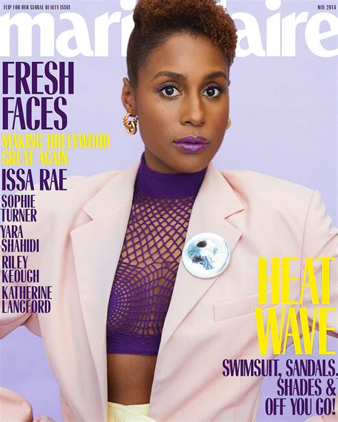 Must Read Issa Rae Yara Shahidi And More Front Marie Claires