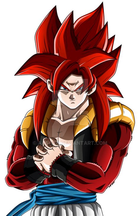 However, the continuity of dbz's future, ever fraying, produced two ultimate forms of this fused state. Gogeta Super Saiyan 4 by aashan | Desenho de anime ...