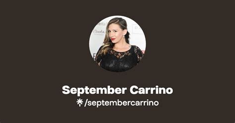 September Carrino Twitter Instagram Linktree