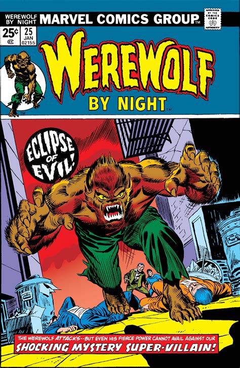 Werewolf By Night 1972 25 Comic Issues Marvel