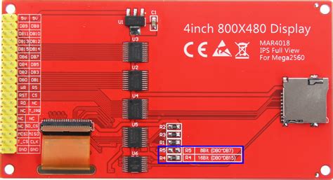 40inch Arduino Display Mega2560 Nt35510 Lcd Wiki