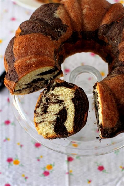 Eggless Marble Bundt Cake Recipe Of Eggless Marble Cake Easy Bakes