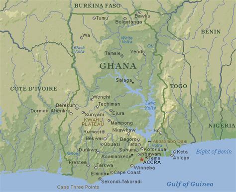 Maps Of Ghana