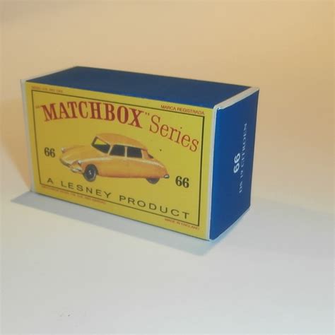 Recovertoy Matchbox 66 A Citroen Ds19 Repro Box D Style Mb75d66a