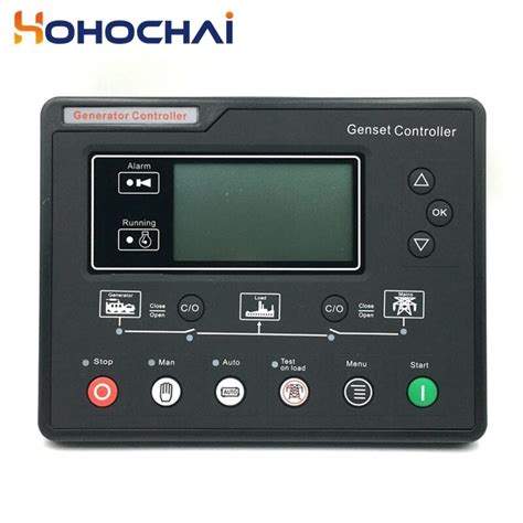 replace smartgen hgm6120u hgm6110u generator controller lcd display auto start stop control