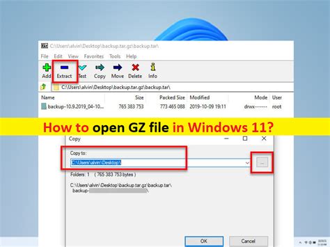 How To Open Gz File In Windows 11 Steps Techs And Gizmos