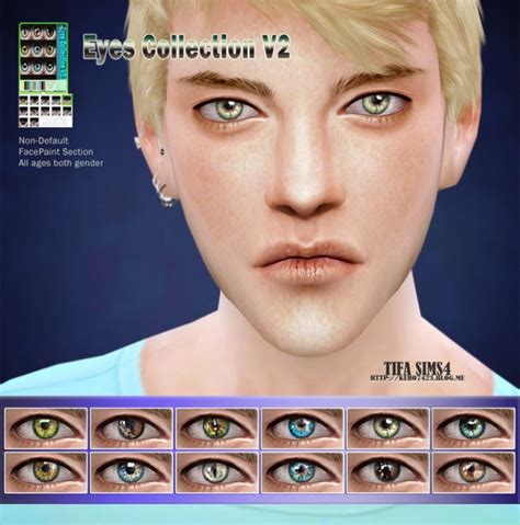 Tifa Sims Eyes Collection V2 • Sims 4 Downloads
