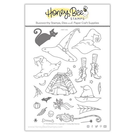 Honey Bee Stamps Spooktacular Collection Halloween Clear