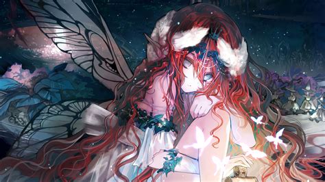 Fairy Anime Girl Fantasy Wings 4k 148 Wallpaper Pc Desktop