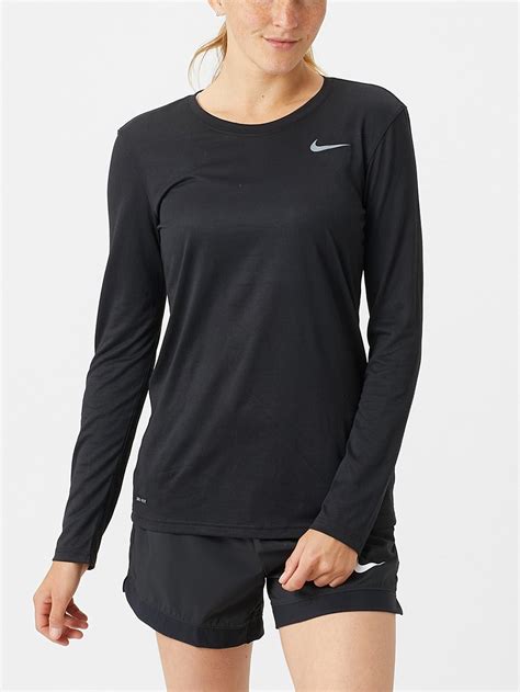 Nike Womens Team Legend Long Sleeve Top Ii Total Pickleball