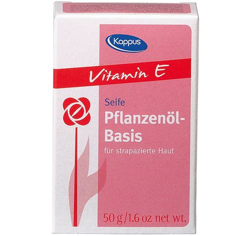 Kappus Vitamin E Seife Pflanzenöl Basis 50 g Shop Apotheke