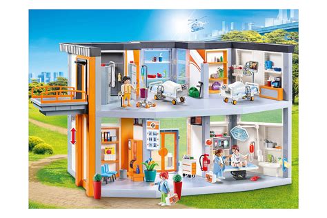 Wir freuen uns wie immer über eurer. Playmobil Grosses Krankenhaus mit Einrichtung 70190 4 ...