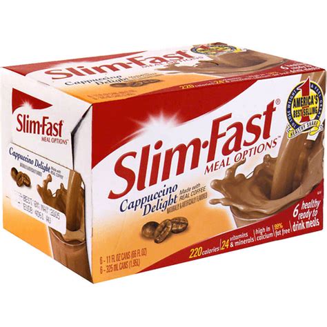 Slimfast Meal Options Healthy Ready To Drink Meal Cappuccino Delight