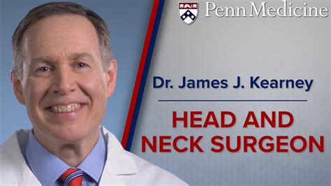Head And Neck Surgeon Dr James J Kearney Youtube