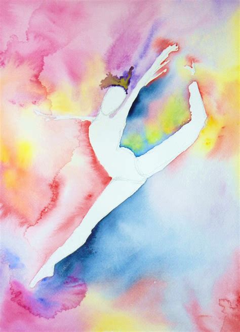 Ballet Watercolor Dancer Ballerina Dance Ballet Prints