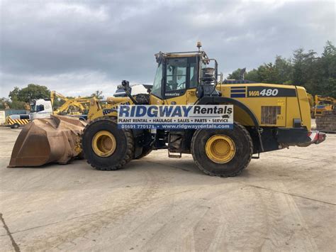 Wa480 Wheel Loader For Sale Used Komatsu Loading Shovels