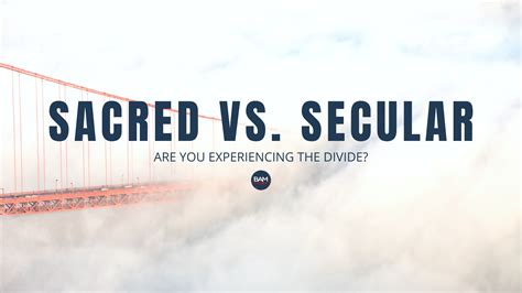What Is The Sacred Vs Secular Divide — Business As Mission Canada
