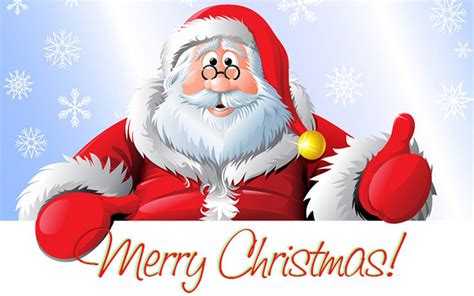 Santa Claus Merry Christmas Greeting Card For New Year 1920x1200