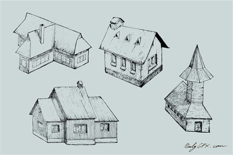 Download House Drawing Vector (EPS, SVG, PNG Transparent) | OnlyGFX.com