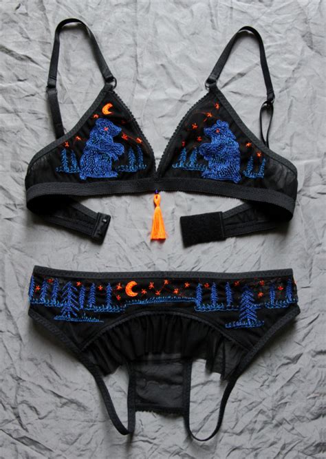 Embroidered Lingerie By Frkslingerie On Tumblr And