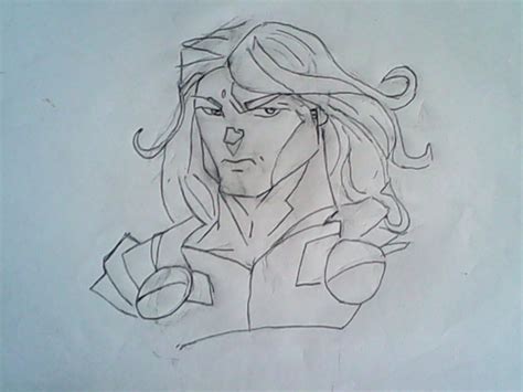 Thor A Lapiz Por Daniel08 Dibujando
