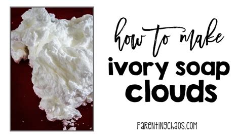 How To Make Ivory Soap Clouds Youtube