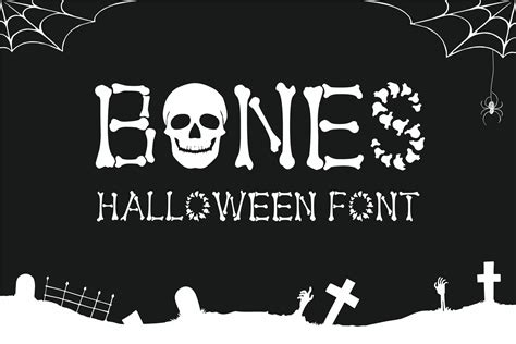 Bones Font Svg Halloween Font Svg Bones Alphabet Svg Skeleton Etsy My