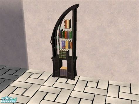 The Sims Resource Black Bookshelf