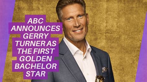 abc announces gerry turner as the first golden bachelor star youtube