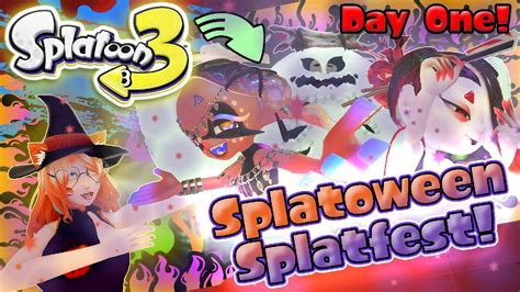 Splatoween Spooktacular Day 1 Team Ghosts Haunting Opening Youtube